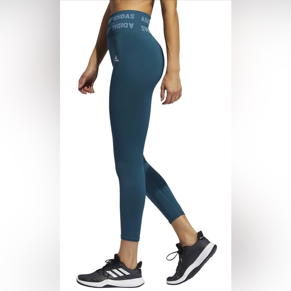 Adidas Women's Aeroknit 7/8 tight - leggings , Wild Teal, S